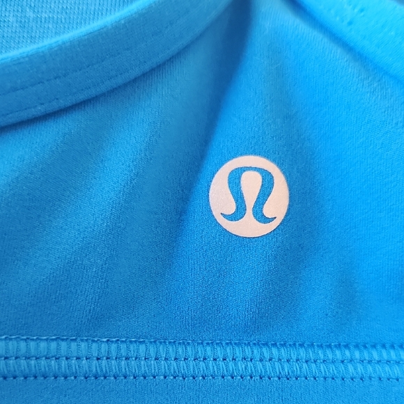 Lululemon Blue Flow Y Sports Bra with Racerback Design Size XS - Picture 2 of 7